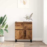  Kreveta Staro drvo 60 x 35 x 70 cm Obrađeno drvo i čelik | shoptok.hr