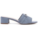 Sergio Leone Blue Heeled Flip Flops | Eponuda.ba