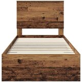  Okvir za krevet Staro drvo 90 x 200 cm Konstruirano drvo | shoptok.hr