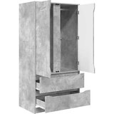  Kupaonski ormar s ladicama Betonski sivi 79 5 x 49 x 156 cm | shoptok.hr