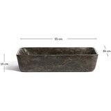 Kave Home Siv kamnit umivalnik 55x35 cm Darnen – | Shoptok.si