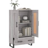  Visoka komoda siva boja hrasta 69,5x31x115 cm konstruirano drvo | shoptok.hr