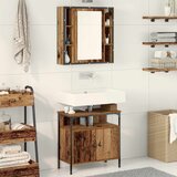  2-dijelni set kupaonskih ormarića drveni | shoptok.hr