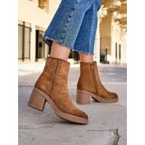 Resti Eco-suede women's ankle boots on a stiletto heel Egrios | shoptok.hr