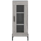 vidaXL Visoka komoda siva sonome 34 5x34x180 cm od konstruiranog drva | shoptok.hr