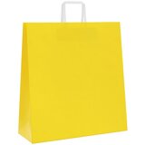  Papirnate vrećice 250 kom s ručkama žute 45x17x48 cm | Eponuda.ba