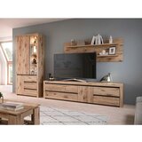 XXXL Stenska Polica Woody, Pribl. 160x60x20 Cm, Nox Hrast | Shoptok.si