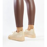Gemre Light beige lightweight sports sneakers Senaida | shoptok.hr