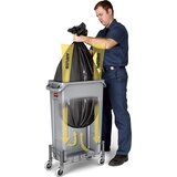 Rubbermaid Zbiralnik surovin/koš za odpadke SLIM JIM®, prostornina 87 l, s prezračevalnimi kanali, siva | Shoptok.si