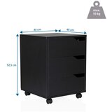 MID.YOU Predalnik Na Kolescih Organiser, Črna | Shoptok.si