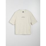Sinsay Majica kratkih rukava herringbone s vezom | shoptok.hr