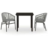  3-dijelni vrtni blagovaonski set sivi | shoptok.hr