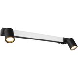  mat črna led stenska svetilka enrico – | Shoptok.si
