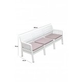 Hanah home baštenski trosed lara uclu koltuk white | ePonuda.com