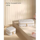 Songmics Potovalna škatlica za nakit Home Anah Collection, bela | Shoptok.si