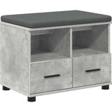  Klupa za hodnik s jastukom Betonsko Siva 60 x 38 x 46 cm | Eponuda.ba