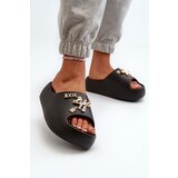 Boto Women's Lightweight Foam Slides with Decorations Black Orchia | Shoptok.si
