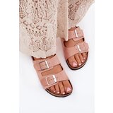 Boto Women's Cork Platform Slippers With Buckles Pink Evisolla | ePonuda.com