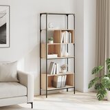  Regal za knjige s 5 razina boja hrasta 76x33x188,5 cm drveni | Eponuda.ba