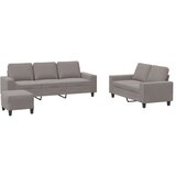 3-dijelni set sofa smeđesivi od tkanine | shoptok.hr