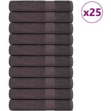 vidaXL Brisače za savno 25 kos FROGN antracit 80x200 cm 100% bombaž | Shoptok.si