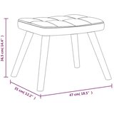  Stol za sproščanje s stolčkom rjavo blago, (20935167) | Shoptok.si