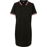 Urban Classics Women's Polo Dress, Black Cene