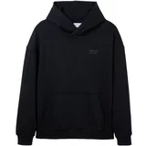 Tom Tailor Sweater majica siva / crna