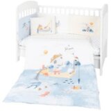 Kikka Boo posteljina sa ogradicom 6 pcs 70/140 The Fish Panda ( KKB60067 ) Cene