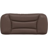  Jastuk za uzglavlje Hvar smeđi 90 cm od umjetne kože | shoptok.hr