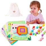 Tooky Toy Tooky igračka slagalica s pribadačama i pribadačama | shoptok.hr