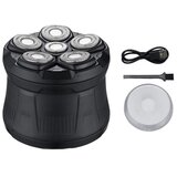 INF 7-glavi plavajoči električni brivnik – magnetno tesno prileganje Black, (5000287167) | Shoptok.si