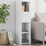 The Living Store Visoka omara bela 30x42,5x124 cm inženirski les - Visoka Omara, (21496437) Cene