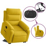  Naslonjač na podizanje žuti baršunasti | shoptok.hr