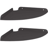  Kotna lebdeča polica s polico 2 pcs Črna 24 x 24 x 2 cm, (5000200744) | Shoptok.si