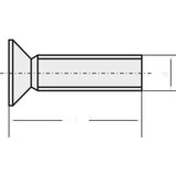 Toolcraft Upušteni vijak, M4, 10mm, TORX, DIN 965, nehrđajući čelik, 1 komad u