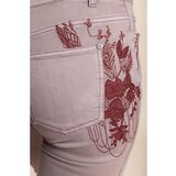 Fenzy Pamučne Hlače Većih Veličina, Ljubičaste | shoptok.hr