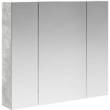 Kupaonski ormar s ogledalom Betonski sivi 80 x 14.5 x 70 cm | shoptok.hr