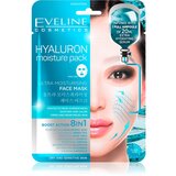 Eveline Cosmetics Hyaluron Moisture Pack super vlažilna pomirjevalna tekstilna maska Cene