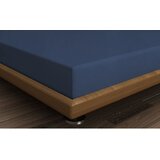 Mijolnir Temno modra napenjalna bombažna rjuha 140x200 cm – | Shoptok.si