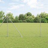 vidaXL Ograda za polje 1,6x25 m od pocinčanog čelika | shoptok.hr