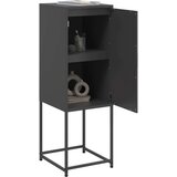  Visoka komoda crna 36x39x107 cm čelična | shoptok.hr