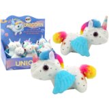 Unicorn Plush Pull-On Jumping Horse, White Cijene