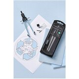 Šestar S PRECIZNIM PODEŠAVANJEM PLUS MINE GRIP 2001 FABER CASTELL 574474 SKY BLUE BLISTER | shoptok.hr
