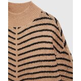 Marisse Beige And Black Striped Sweater | shoptok.hr