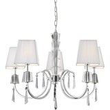 Searchlight 6885-5CC - Luster na lancu PORTICO 5xG9/33W/230V hrom Cene