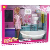  Lutka za igru s dugom plavom kosom i opremom za kupaonicu | shoptok.hr