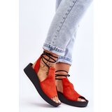 Zazoo Suede Wedge Sandals Nicole | Shoptok.si