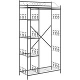 Otvoreni ormar s policom Crna 101 x 43 x 188 cm Čelik | Eponuda.com