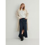 Reserved pulover s pokončnim ovratnikom - ebenovina | Shoptok.si